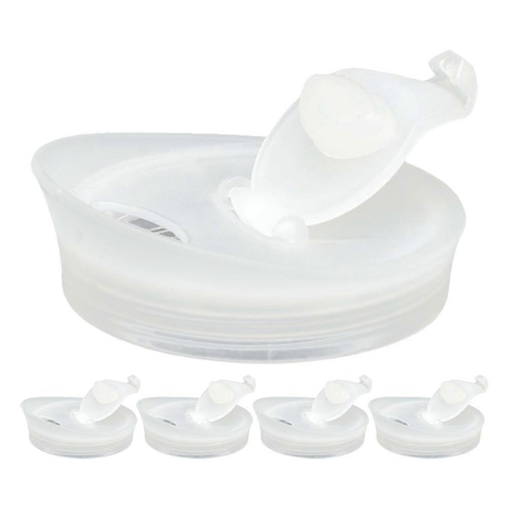 5 Pack Replaceable Water Pitcher Lids – Universal Fit for Beverage Jugs, Juice Dispensers, and Sealed Water Carafes – Smooth, Leak Resistant Design