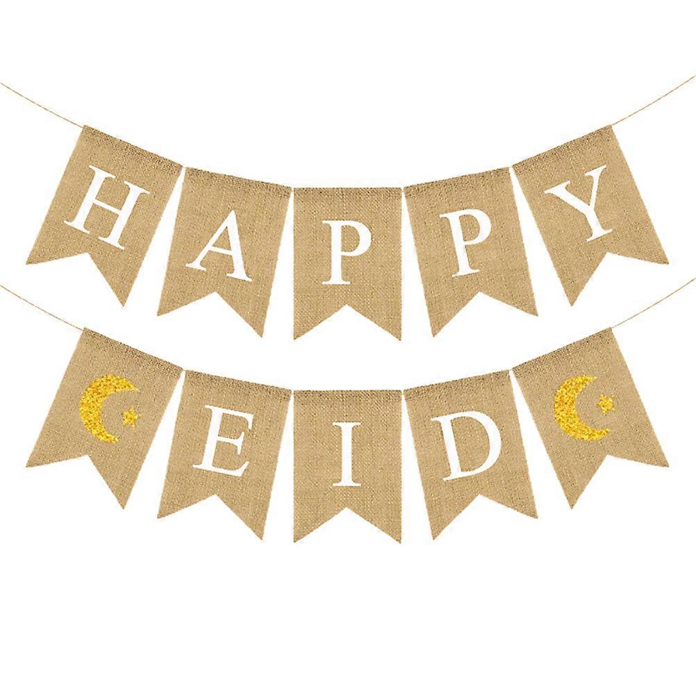 Eid Party Supplies Fishtail Banner Assorted Color 18x13cm Decoration Eid Party
