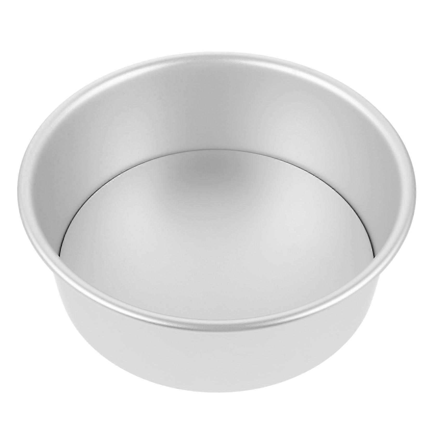 Round Cake Pan Aluminum Alloy With Removable Bottom Nonstick Bake Mold For Professional Patisseries Easy To Clean