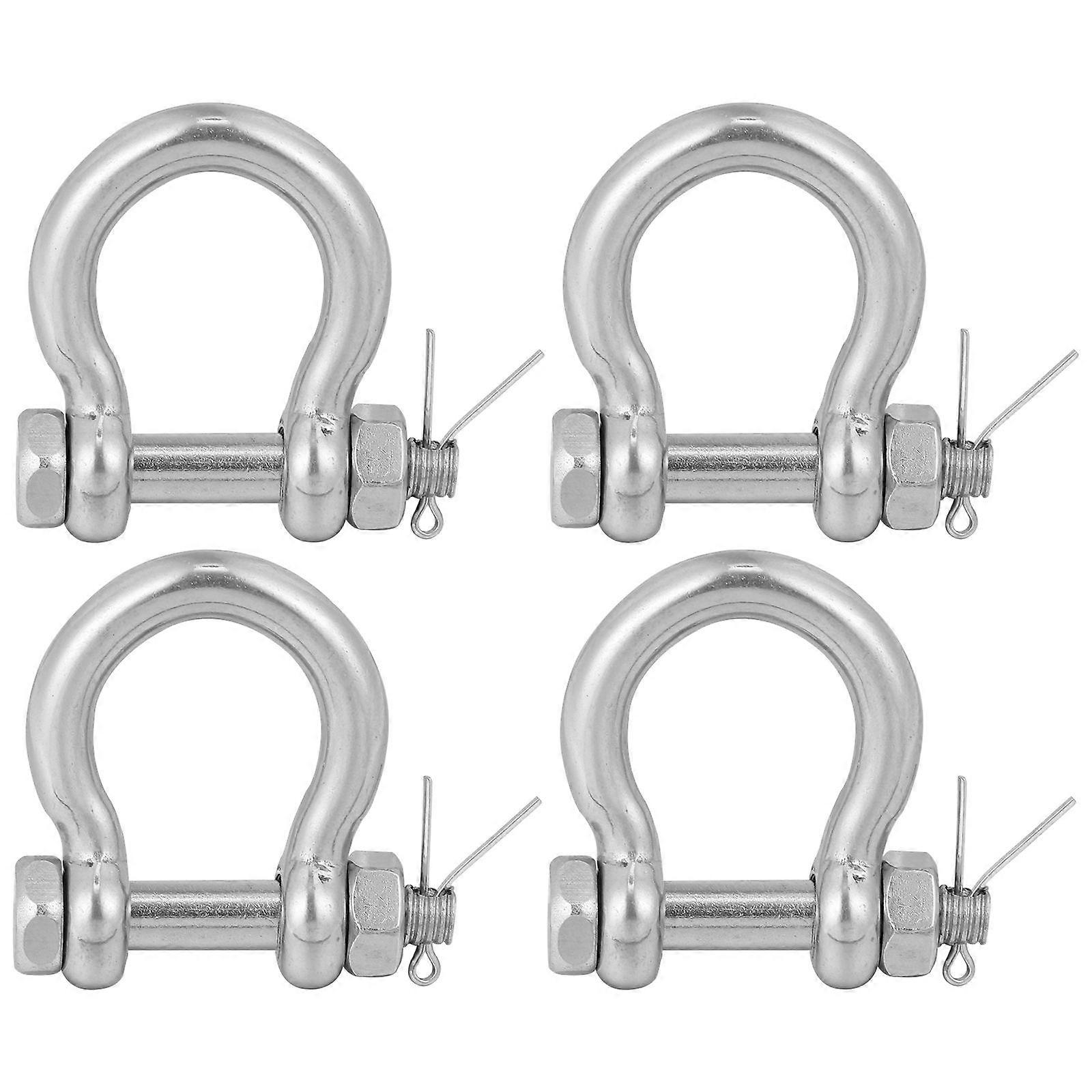 Stainless Steel D Shaped Horseshoe Shackles – Durable Metal Towing & Cargo Loading Shackles, Precision Engineered for Reliability and Versatility