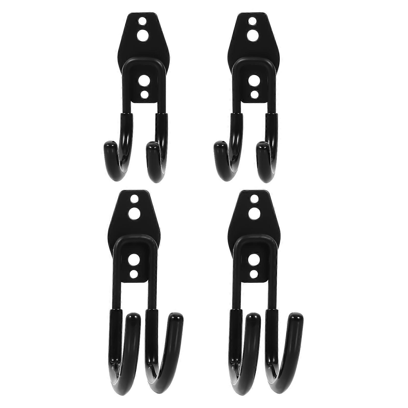 Storage Hooks For Garage Utility Hooks Heavy Duty Wall Mounting Tool Organization 14.5X11.5cm Curved 4Pcs