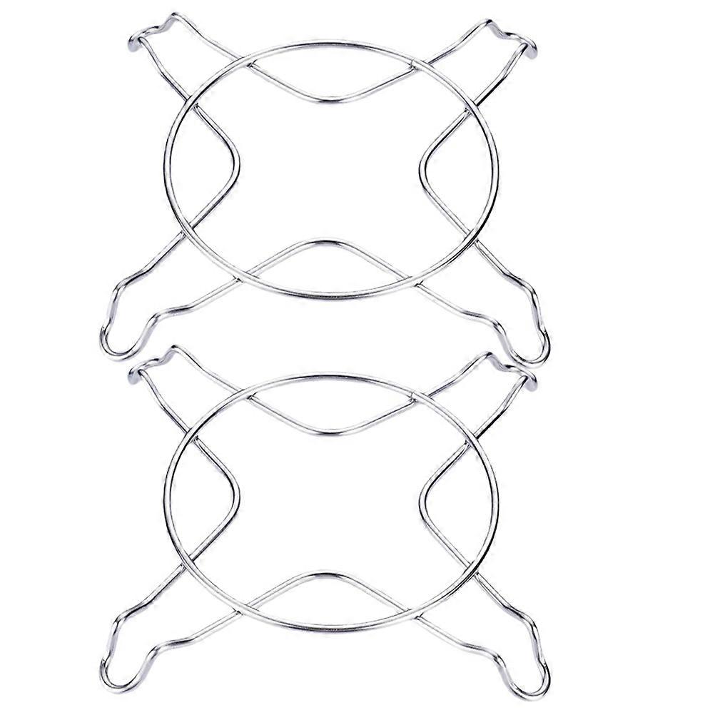 Wok Pan Support Rack Wok Ring Layered Cooking Kitchen Accessories 2Pcs