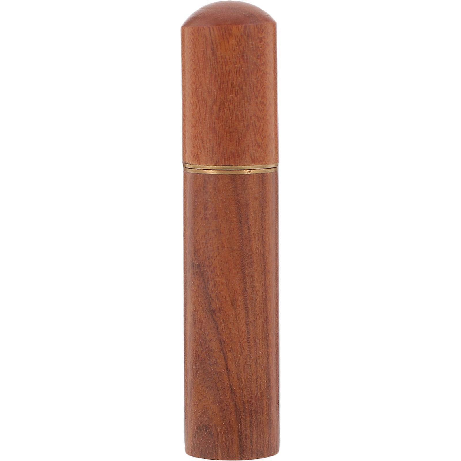 Decorative Match Box Match Organizer Moisture Proof Wood Survival Activities Cylindrical Style 1Pack