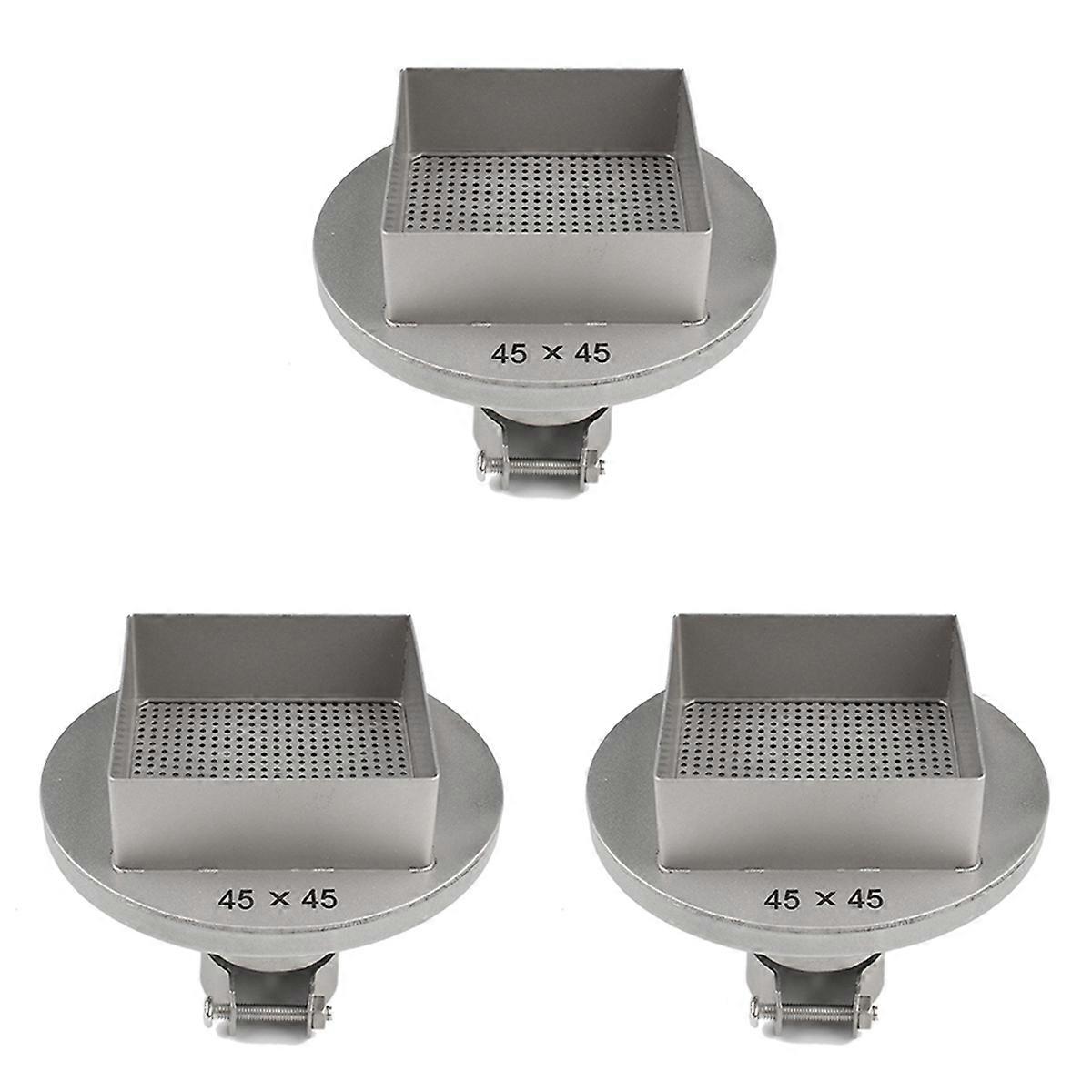 3pcs 45mmx45mm Hot Air Square Nozzles BGA Soldering Station Rework Stations Universal BGA Nozzle Wel