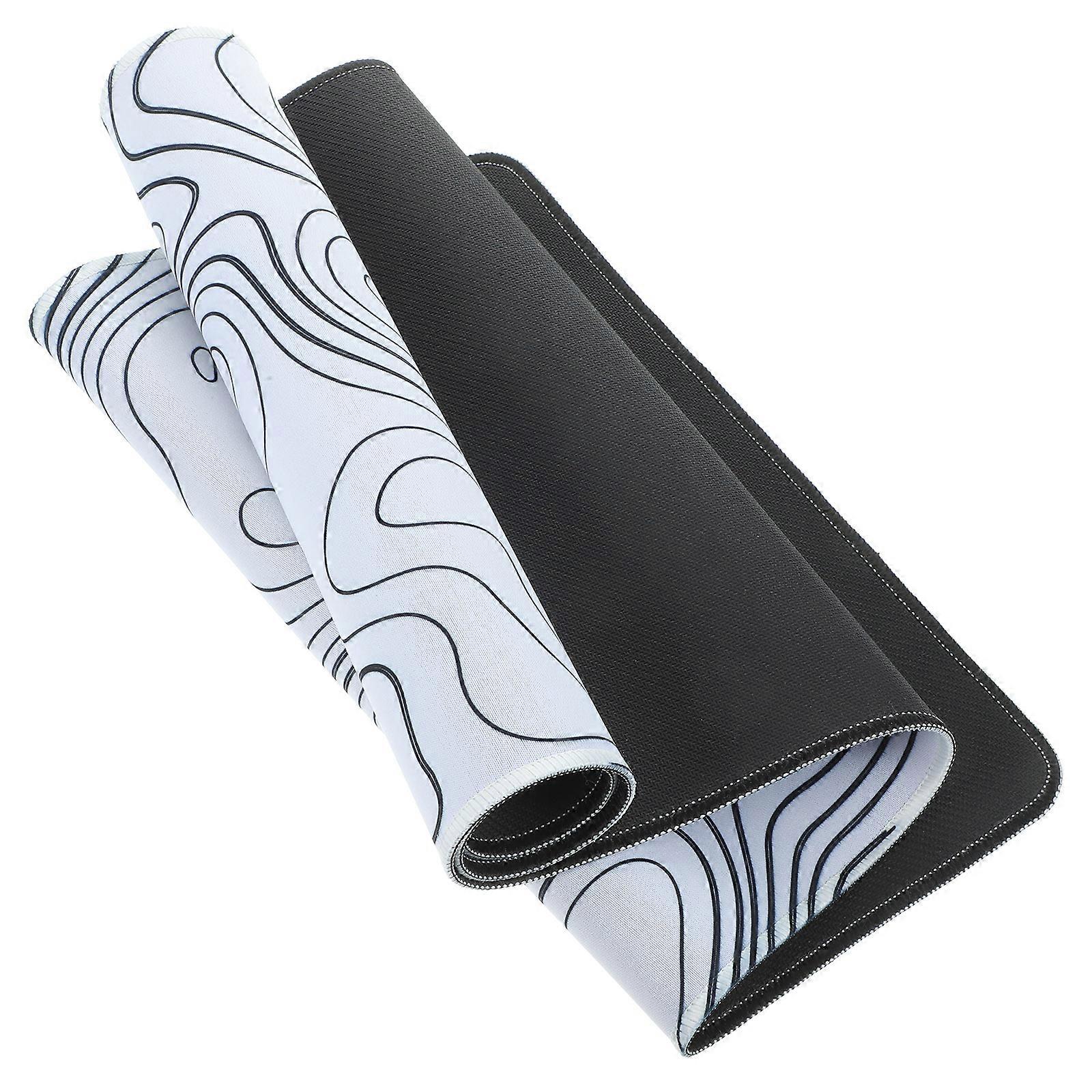 Desk Mats For Gaming Protective Silicone 31.5X11.8X0.1in 1Pack