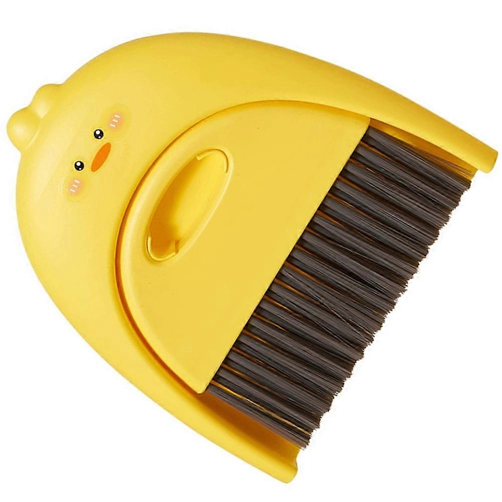 Small Broom And Dustpan Kit Desktop Cleaning Tool Plastic Material 17.00X16.00X3.00cm 1 Set