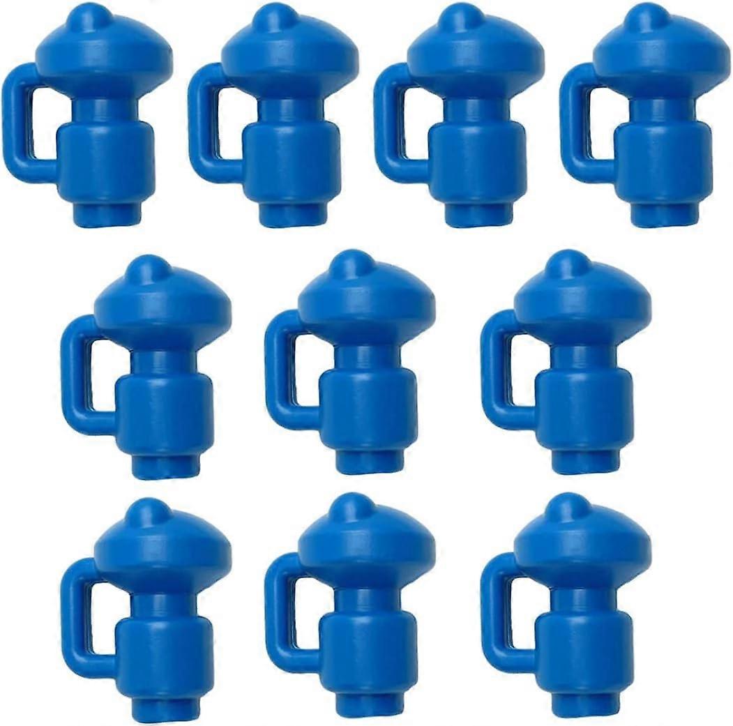 Trampoline End Caps, 10PCS Trampoline Pole Caps for Net Hook Trampoline Pole Caps Net Hook G-Shaped Trampoline Enclosure Pole Cover