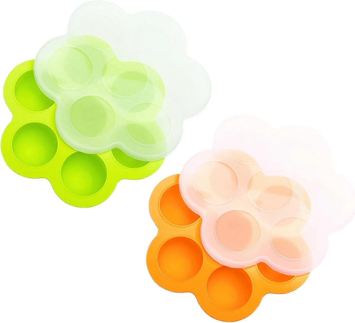 2 Pieces Baby Puree Ice Cube Tray