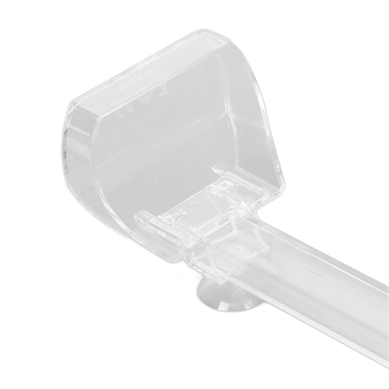 Fish and Shrimp Feeding Tube, Large Fixed Plate, Clear Acrylic, for Aquarium F 35