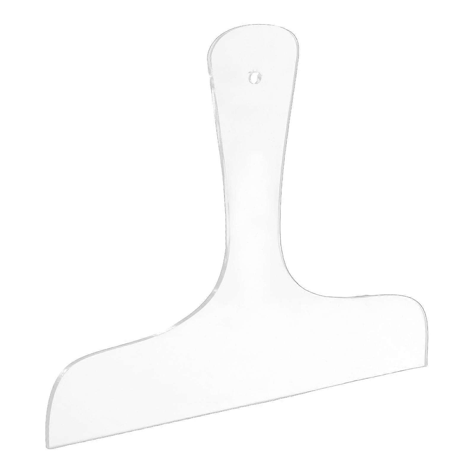 Charcuterie Board Handle Template Precise Cutting Guidance Acrylic Transparent 25.00X20.00X0.40CM For Kitchen Use 1Pack