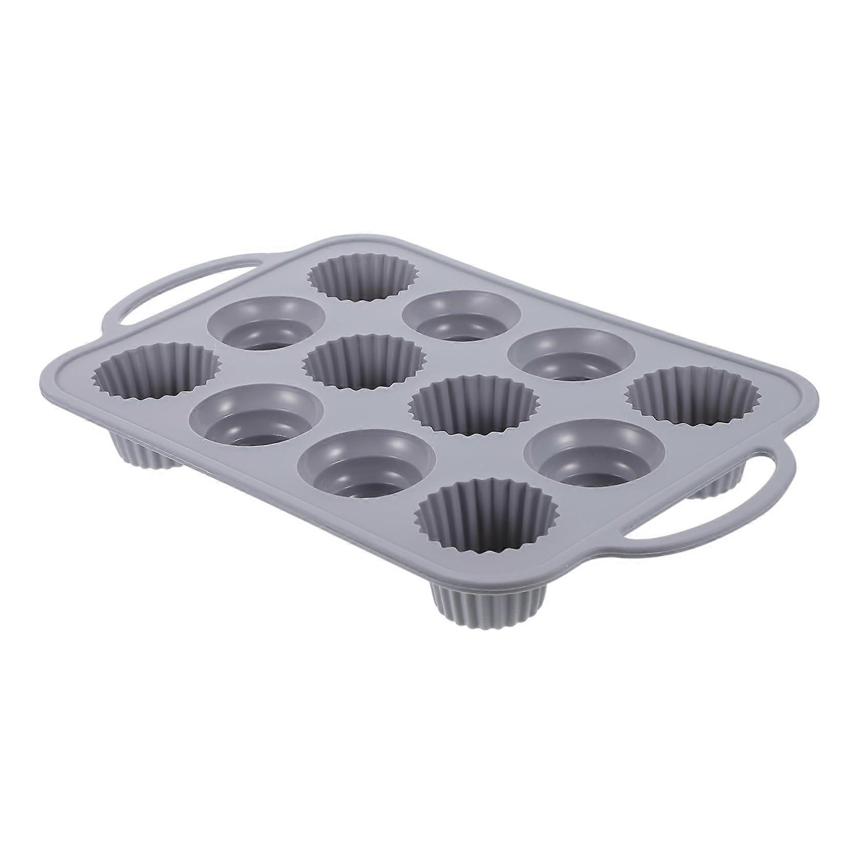 Silicone Baking Mold for Cakes, Muff, NonStick Nordic Grey, Dishwasher Safe