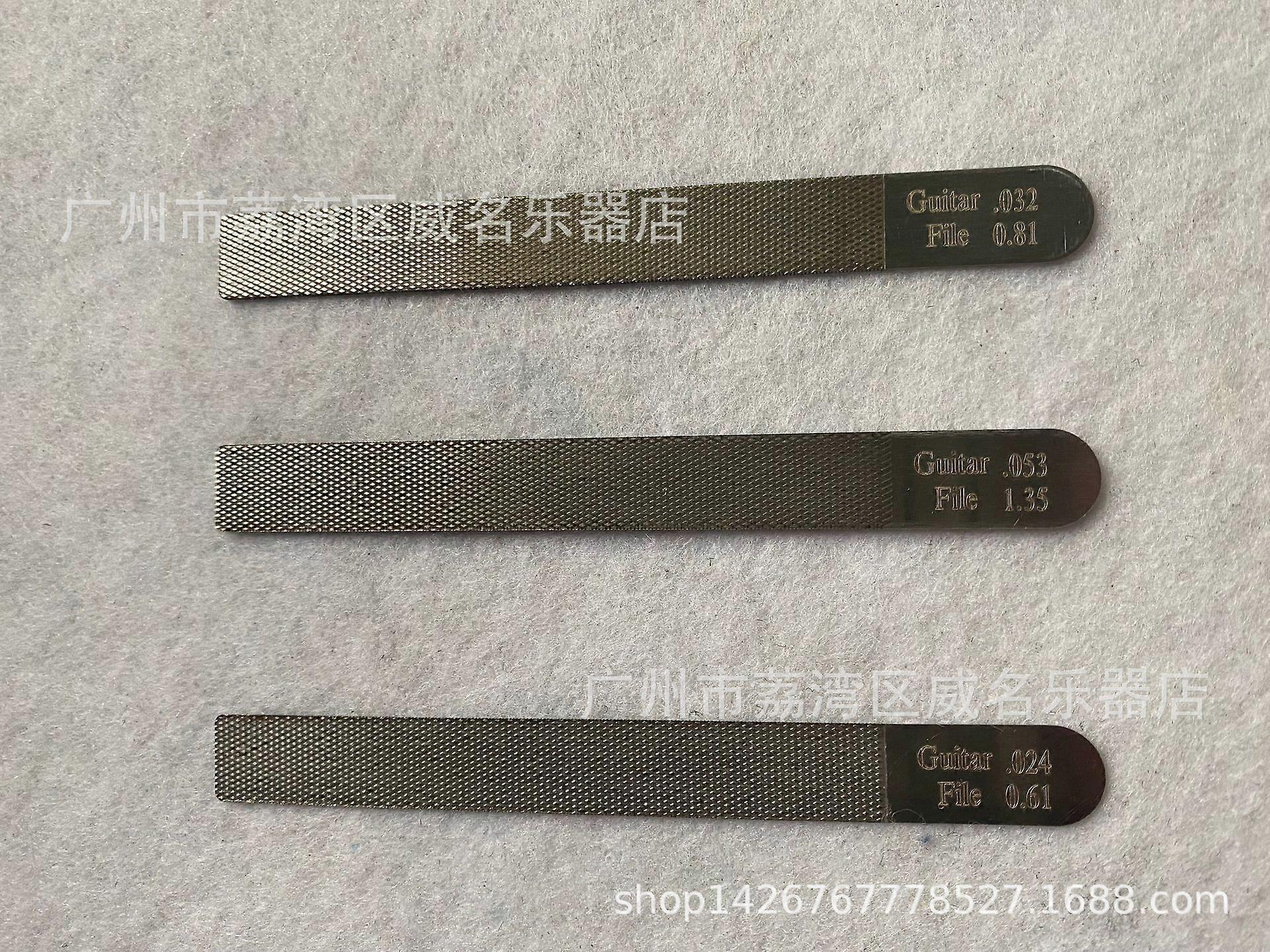 3pcs Guitar Nut Slotting File: Precision String Nut Files för akustisk och elektrisk gitarr underhåll - Luthier Repair Supplies