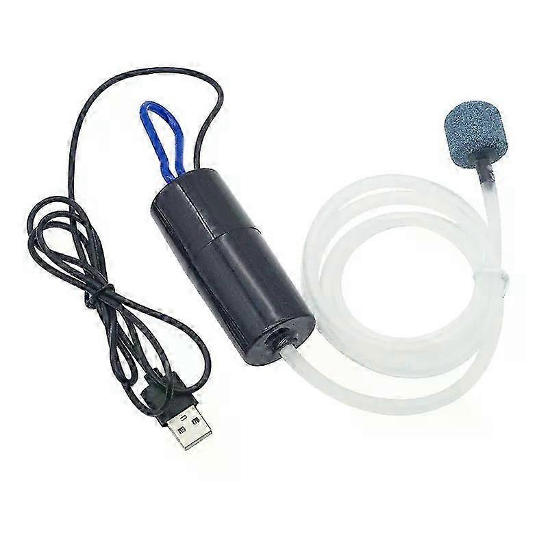Aquarium Oxygen Air Pump Fish Tank USB Silent Air Compressor Aerator Portable Mini Small Oxygenator