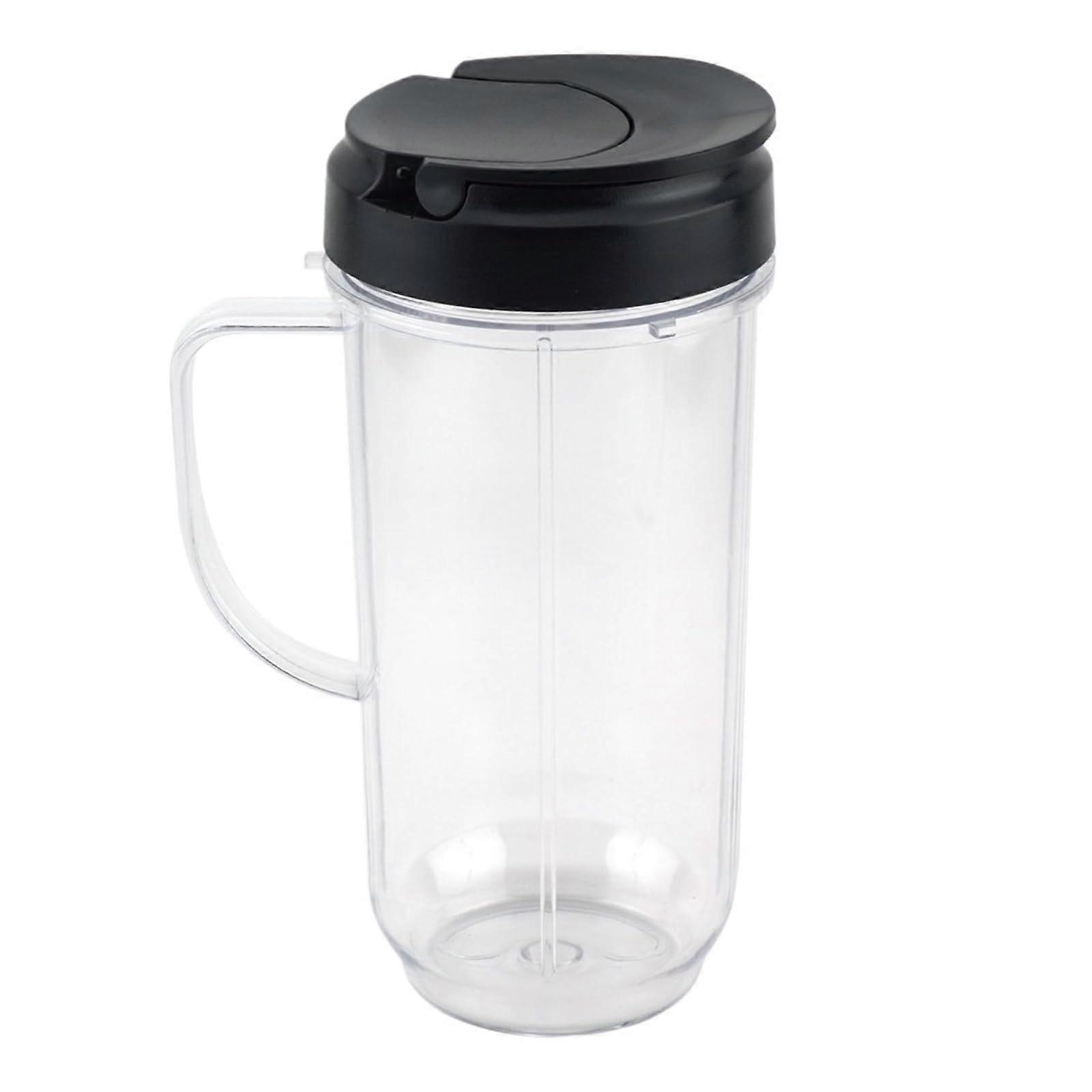 22 Oz Large Cup with Flip Top Lid for Takeaway Compatible with 250 W MB1001 Mixer Replacement Part