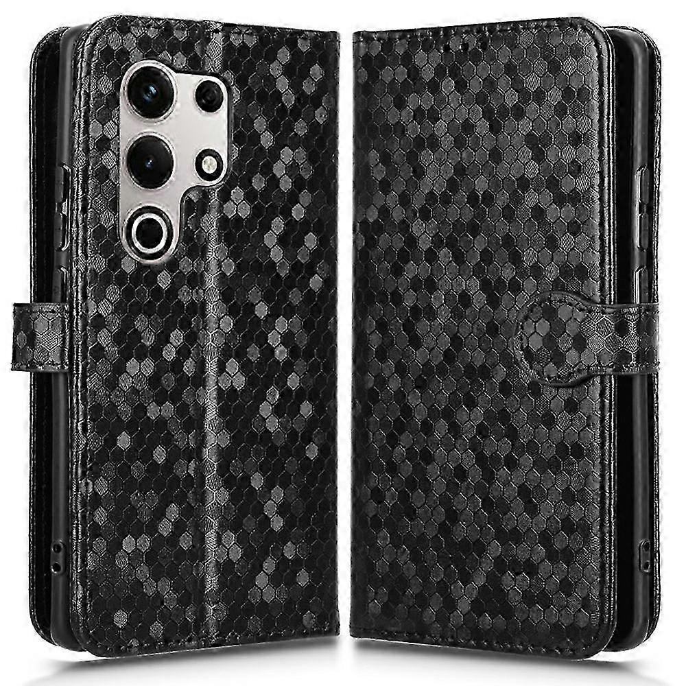 Wallet Case with Dot Pattern Imprint for Compatible Brand PU Leather Phone Cover