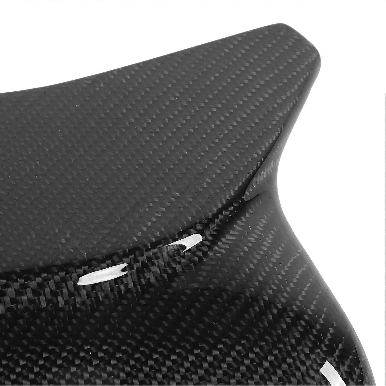 Pair Rear View Mirror Cover Trim for M Style Carbon Fiber Decor Fit for 5 Series G30/G31/G38 LHD 2017‑2021