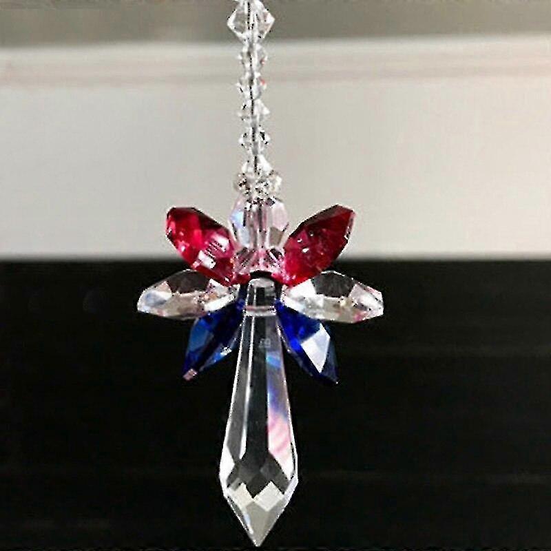Rainbow Guardian Angel Crystal Sun Catcher