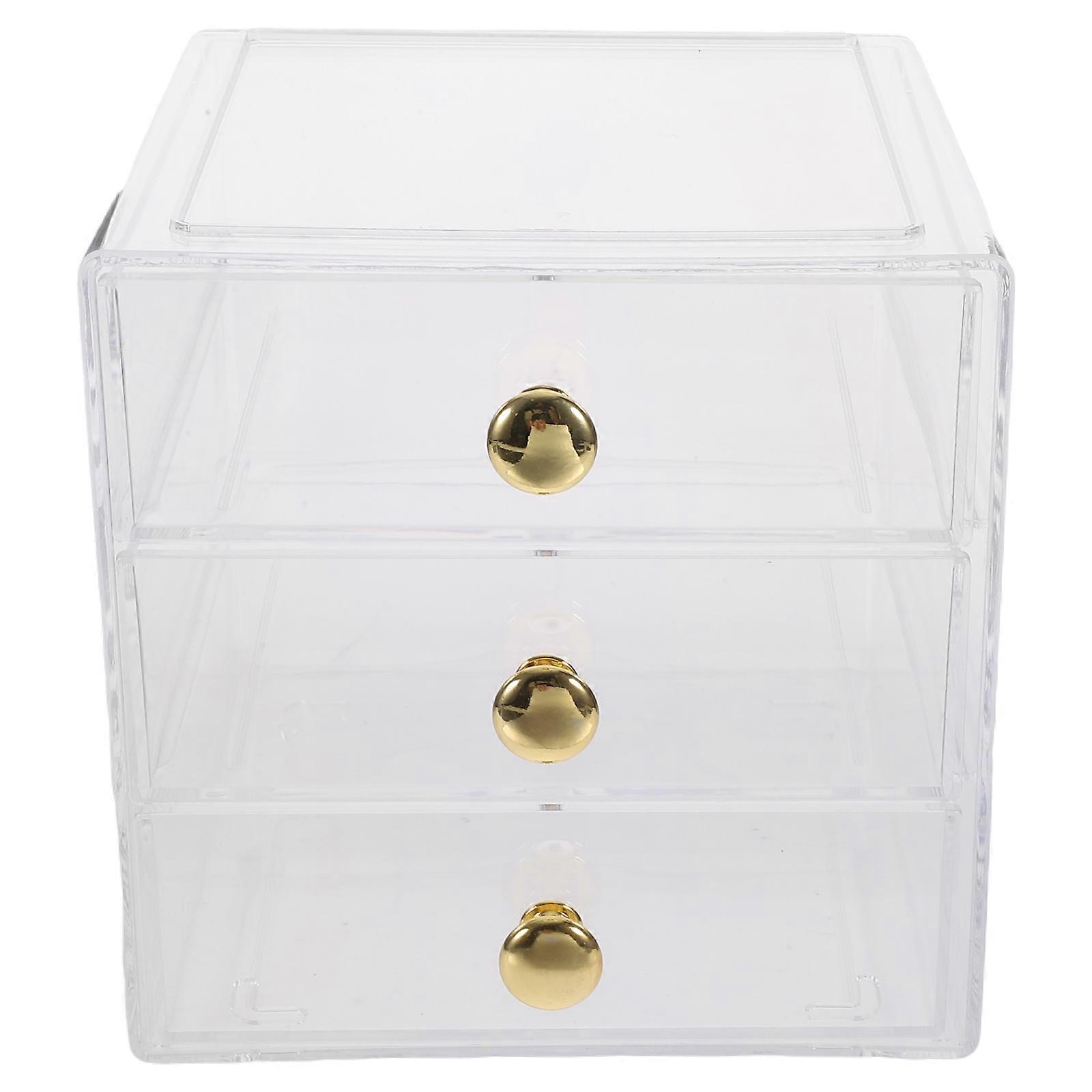 Stationery Organizer Storage Box Transparent Acrylic Classification Home Organization 1Set