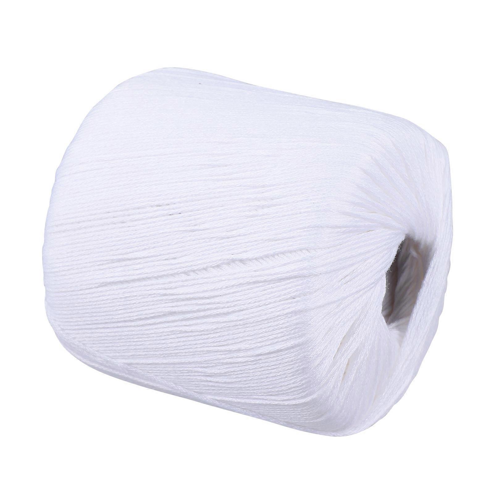 Braided Rope Yarn For Crocheting Soft Handmade Knitting Rope Easy To Clean 1 Roll