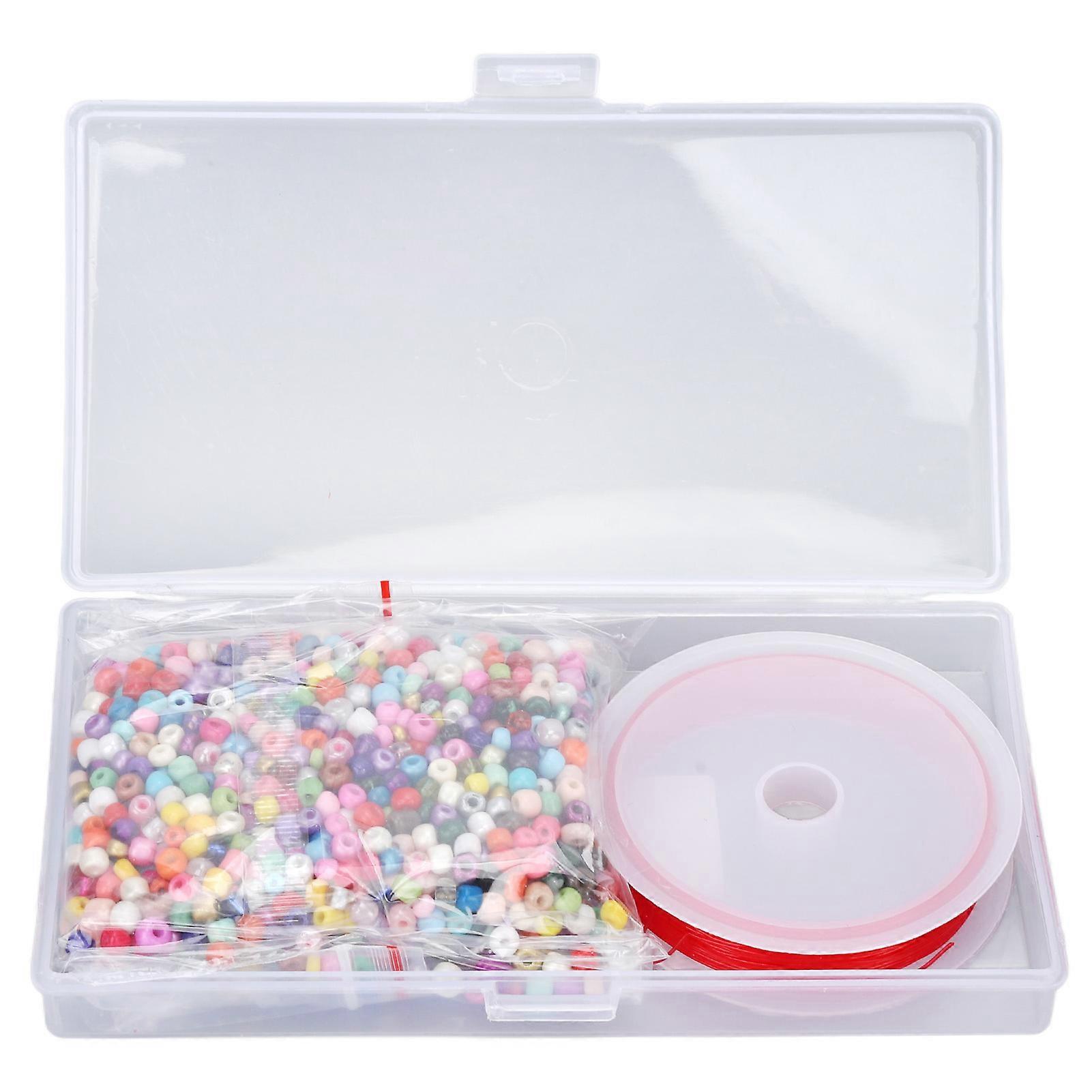 Beads String Kit Improve Visual Different Colors Ceramic Wear Beads Toy for Amblyopia Training