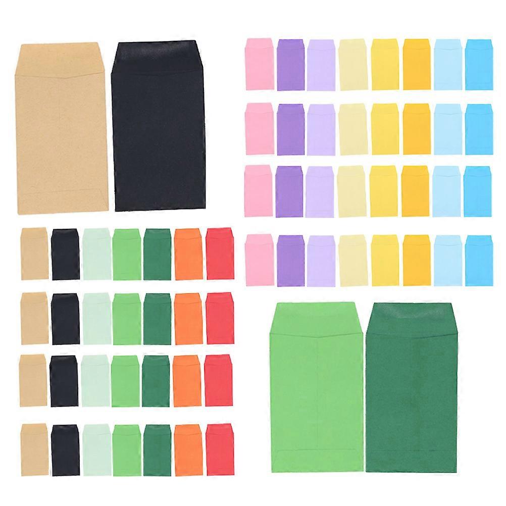 Privacy Protection Mini Colored Envelopes Organizing Valuables 9x6cm Assorted Color 100Pcs