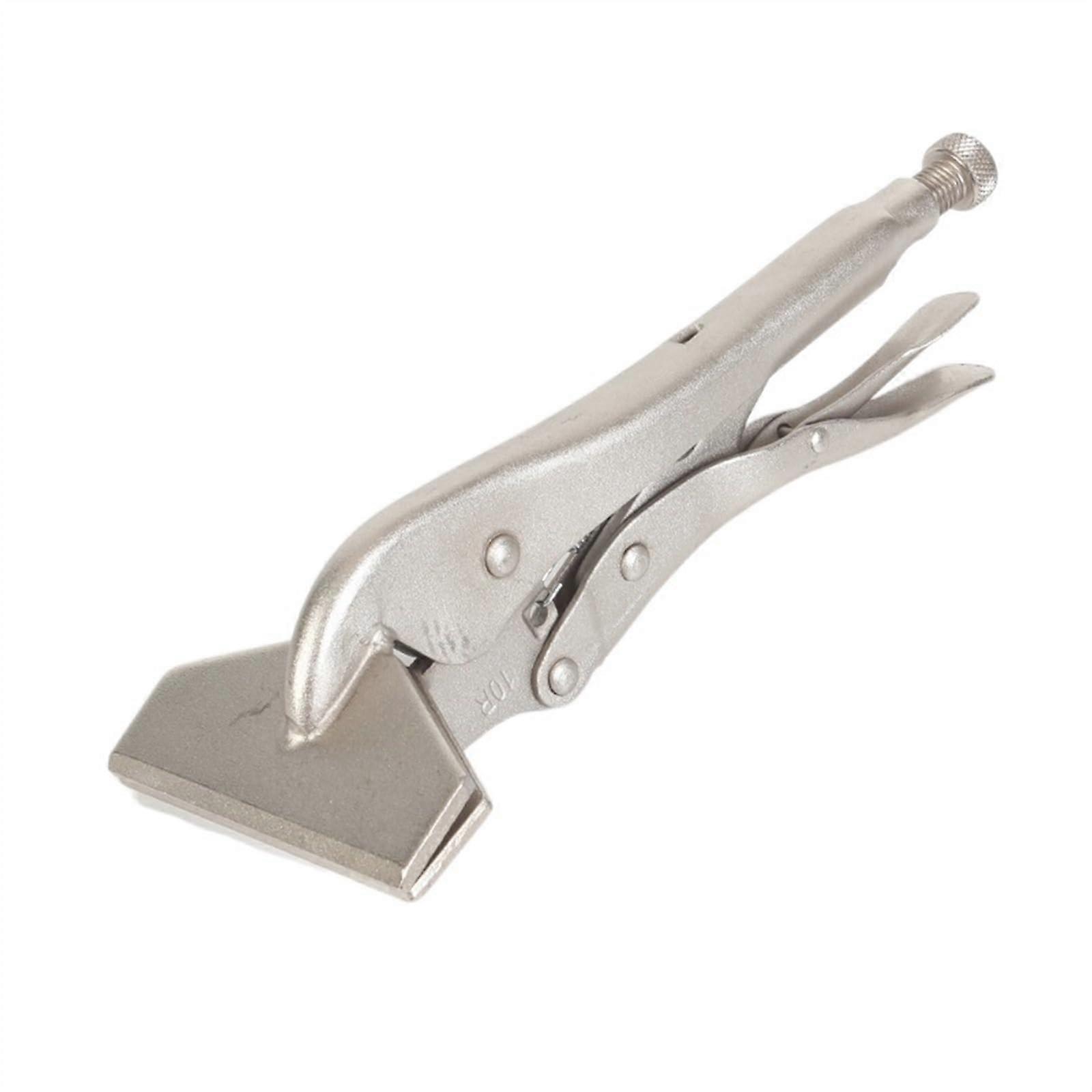 10inch adjustable grip pliers, wearresistant, flathead vise grip, multifunctional welding clamp