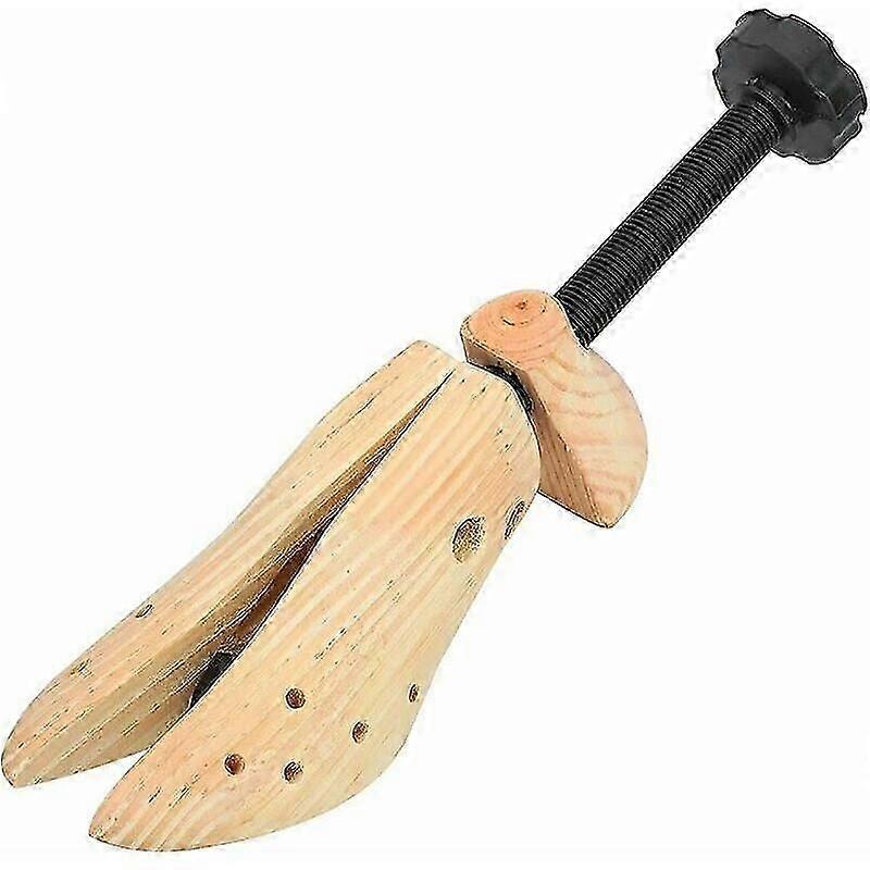 XHX shoe expander, pine wood shoe tree, adjustable shoe expander for wide feet(L)
