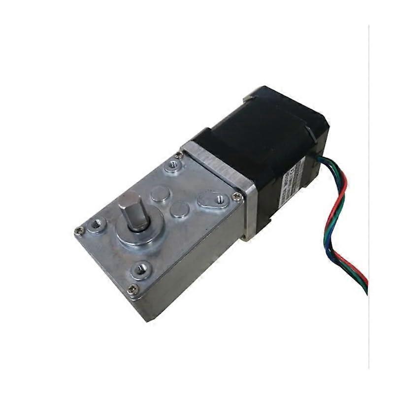 Worm Gear Reducer NEMA 17 48 mm Stepper Gearbox Turbin 75:1 Gear Ratio