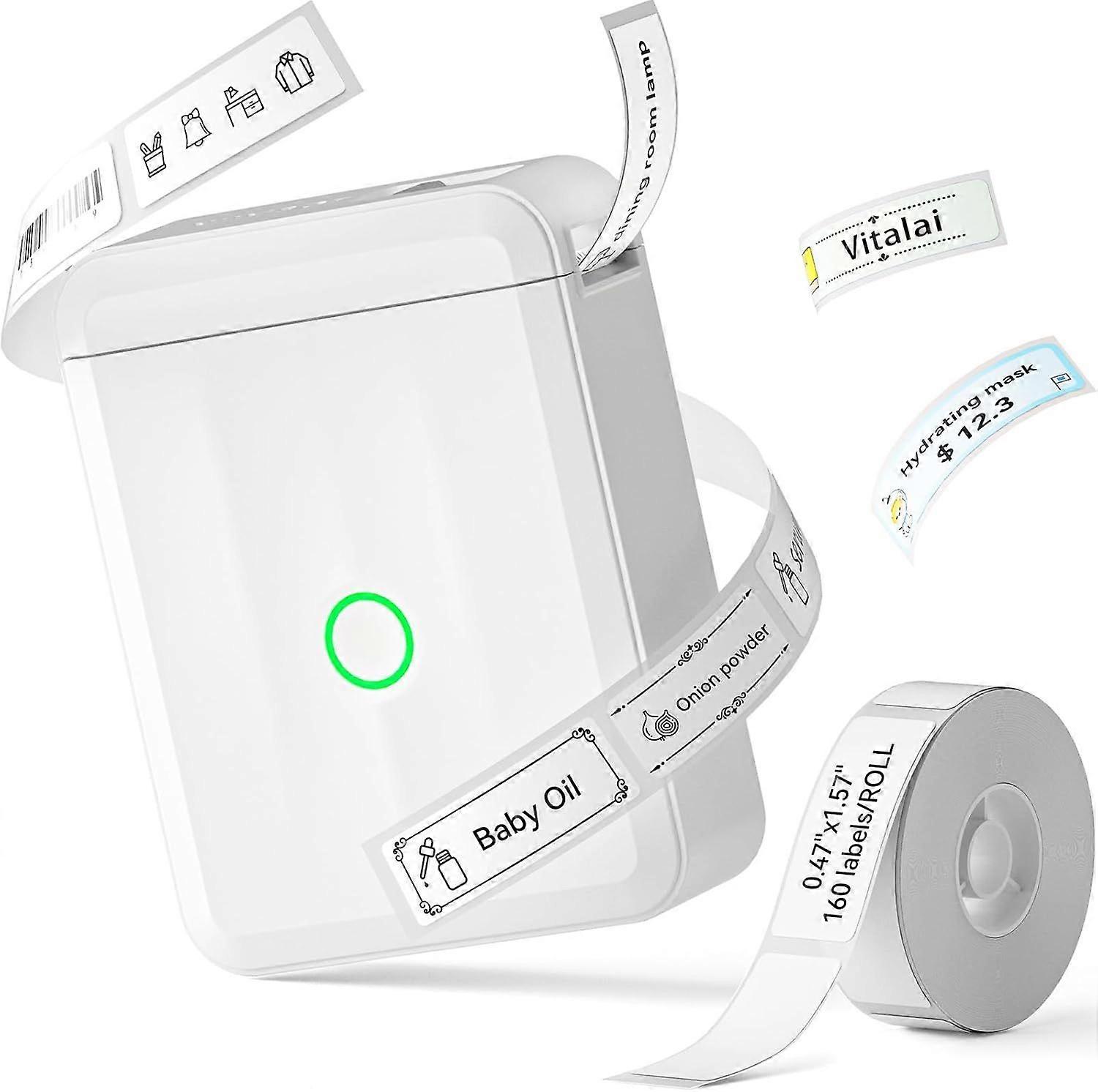 2025 Latest Model D110 New Version Label Maker Machine with Tape, Handheld