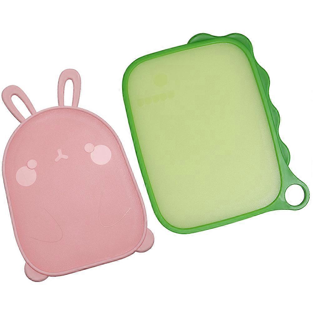 Fruit Boards Chopping Board Vegetable Cutting Home Use Pink 2Pcs