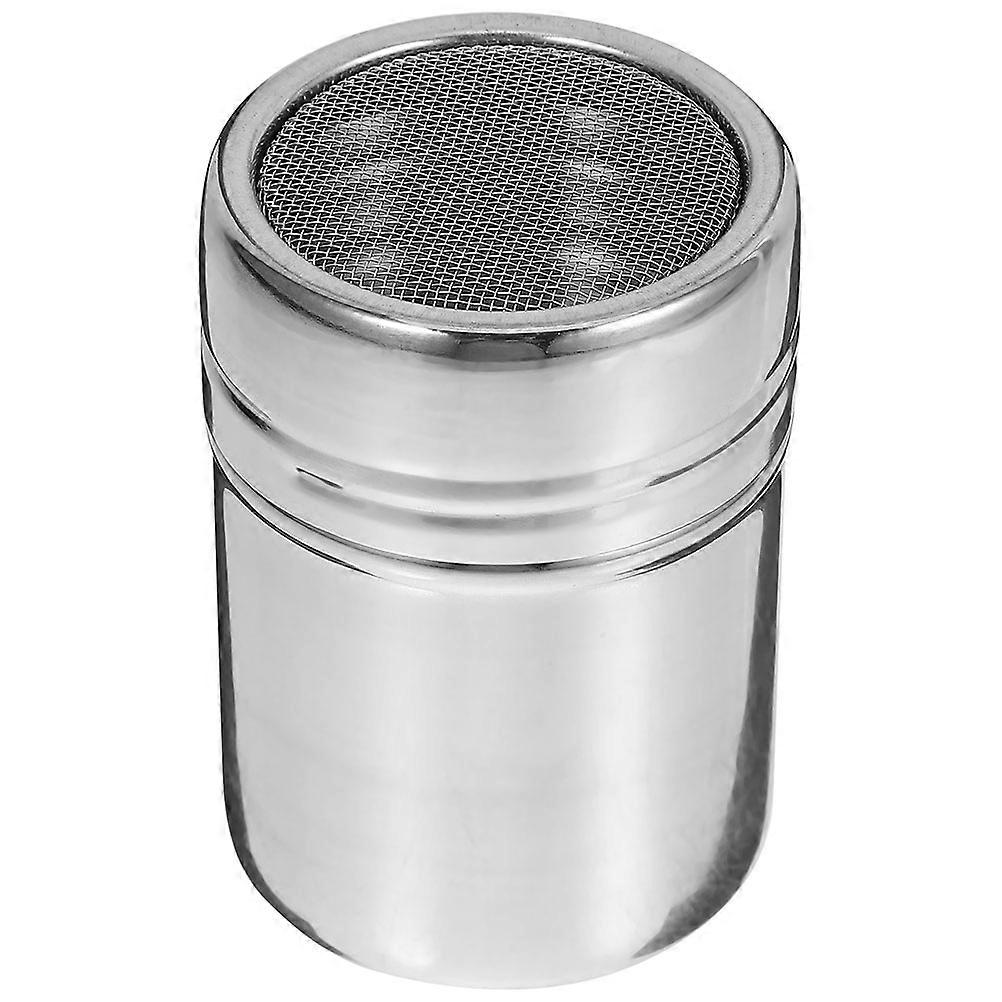 Stainless Steel Powder Shaker For Kitchen Use With Lid Filtration 1Set