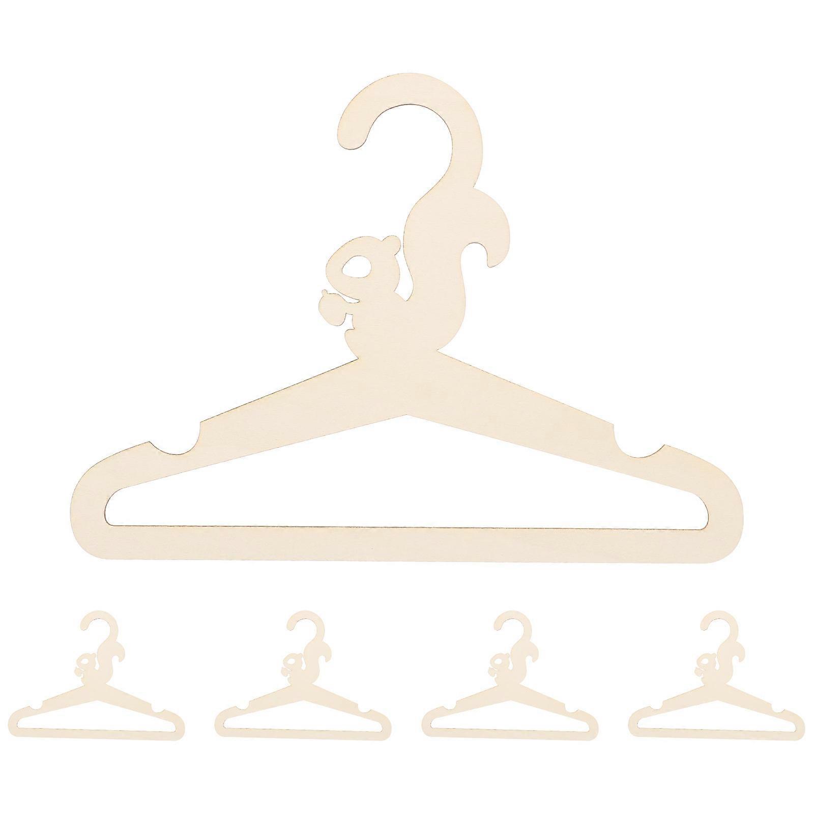 5PCS Cartoon Animal Non Slip Hangers – DIY Closet Organizer for Clothes, Moms & Showers
