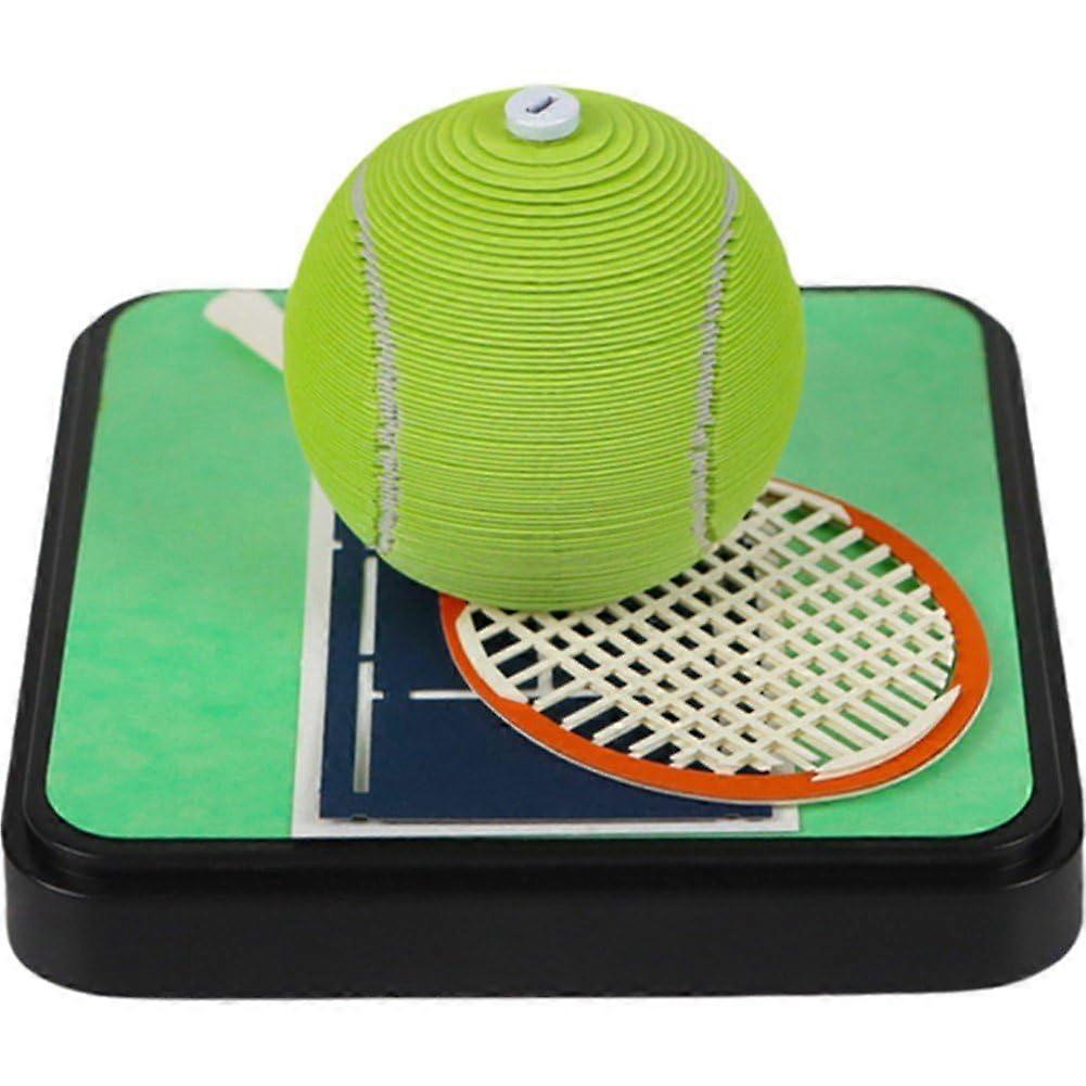 3D Art Calendar Notepad 2025 Timepiece Desk Calendar Tear-Off Tennis Schedule Art Notepad