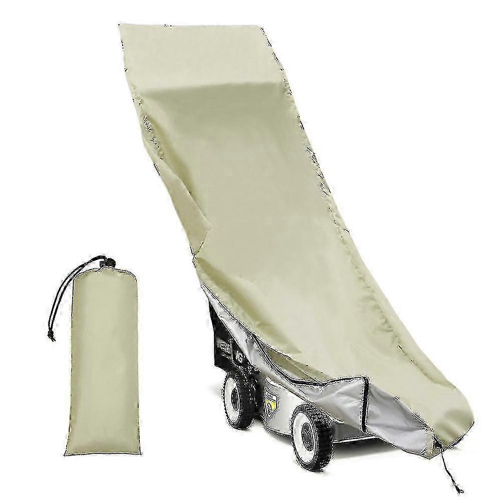 Lawn Mower Cover Waterproof Heavy Duty Material Elasticated Hem
