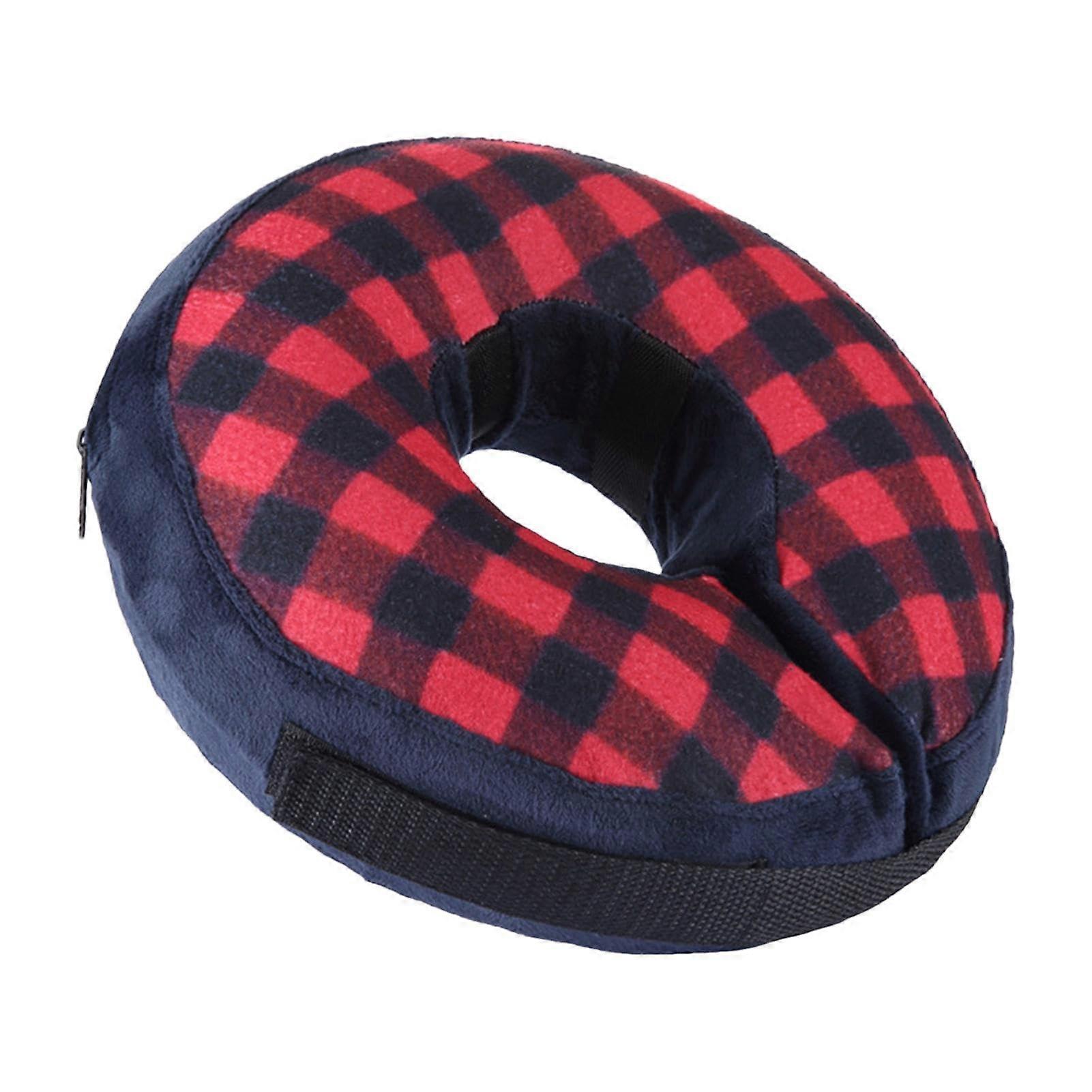 Lightweight Inflatable Pet Collar, Soft Pet Recovery Collar, Adjustable for Small Dogs and Cats, 22x23cm