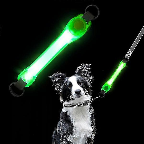 Light Up Dog Leash, Waterproof Flashing LED Dog Collar with