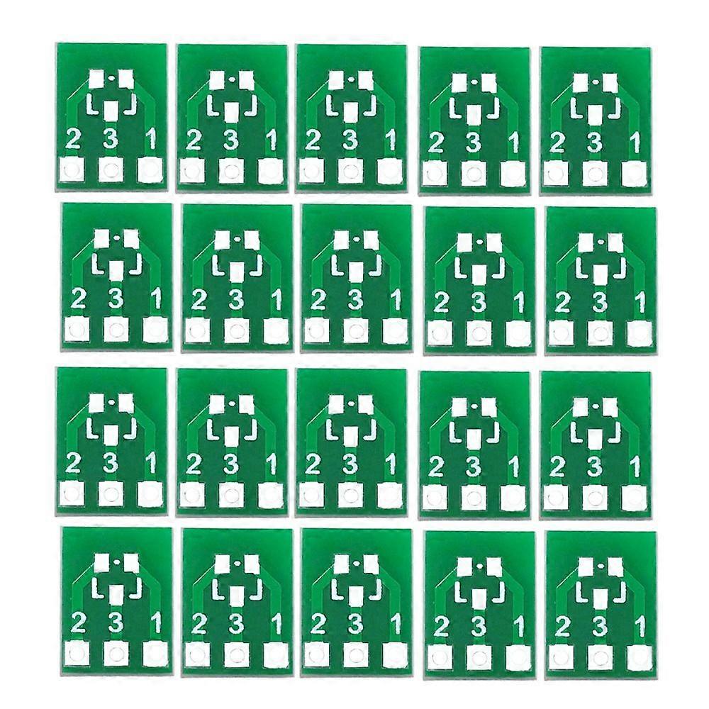 20Pcs SOT23 SOT23-3 Turn SIP3 Double-Side SMD Turn DIP SIP3 Adapter