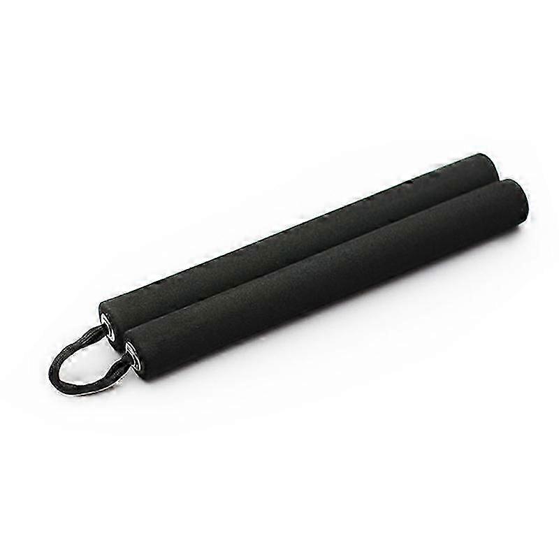 Svamp PVC Svart Kung Fu Träning Nunchakus för barn Nybörjare Dagis Morgonträning