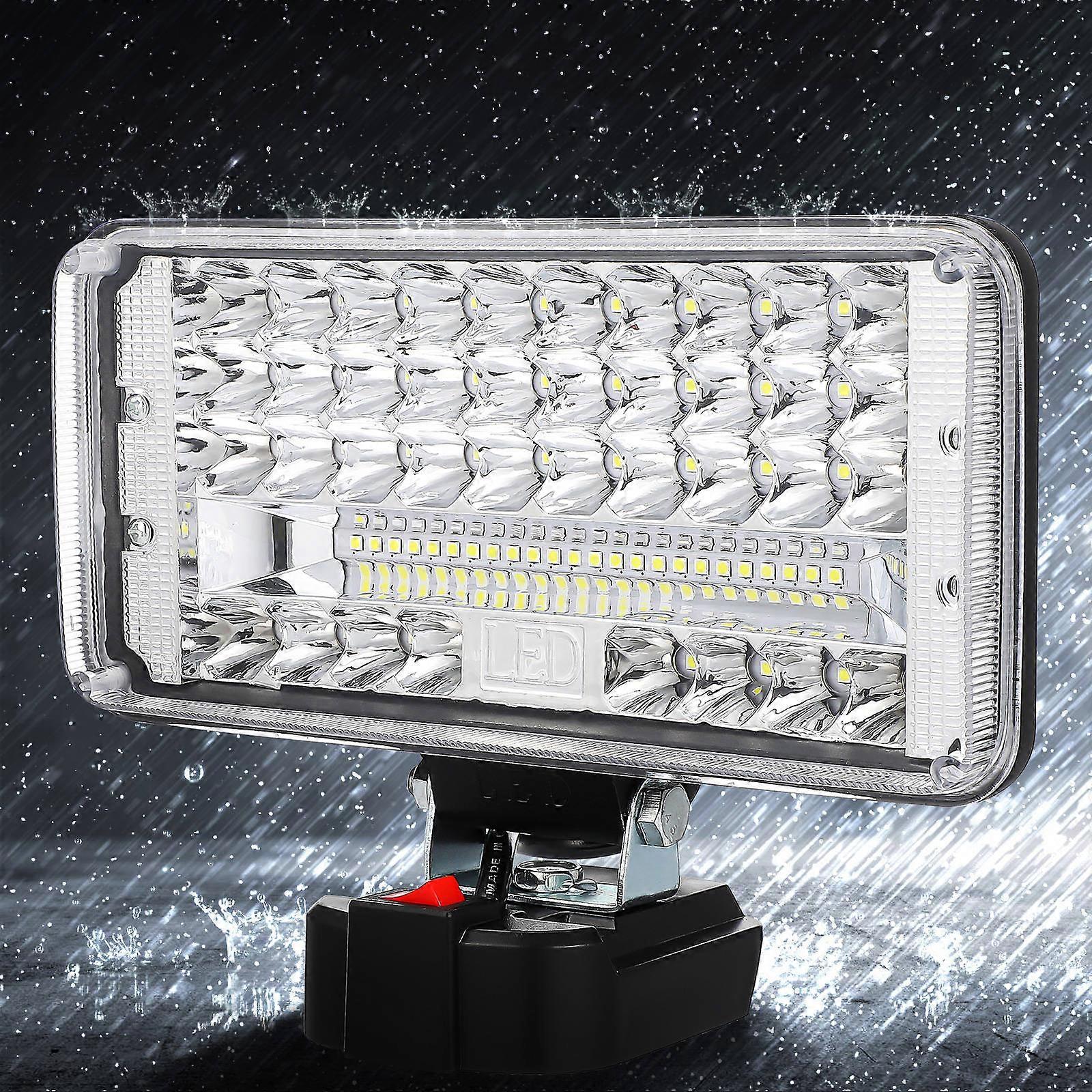 Durable LED Work Desk Lamp with Wide Illumination Area 180 Degree Rotating Black Aluminum ABS Body