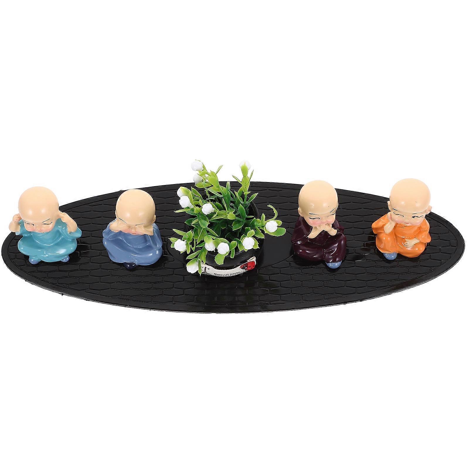 Car Ornaments For Dashboard Compact Size Workmanship Small Monk Models 1Set