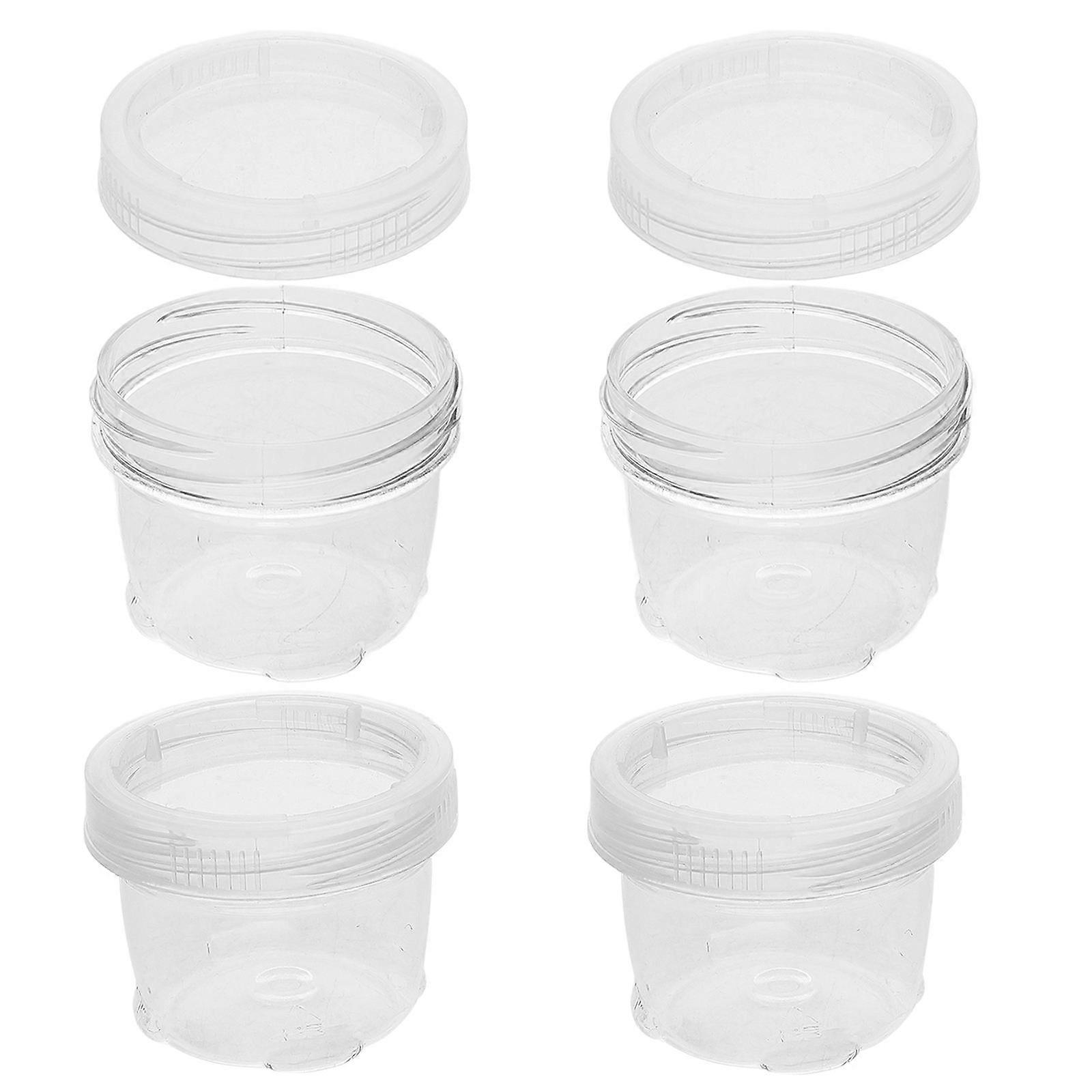 Transparent PET Spice Jars with Tight Caps for Storage Versatile Seasoning Containers 1 Set Bulk Size
