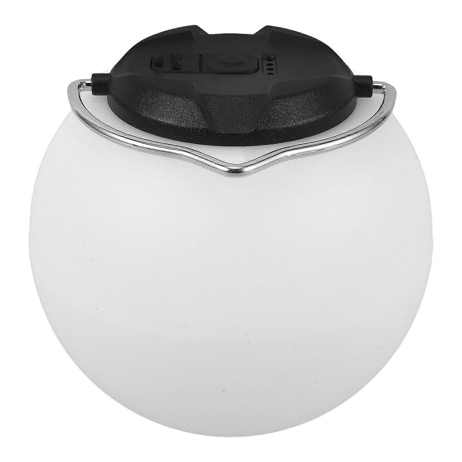 Rechargeable Camping Lantern with HighBrightness LED for Outdoor Use Portable and Durable White ABS PC