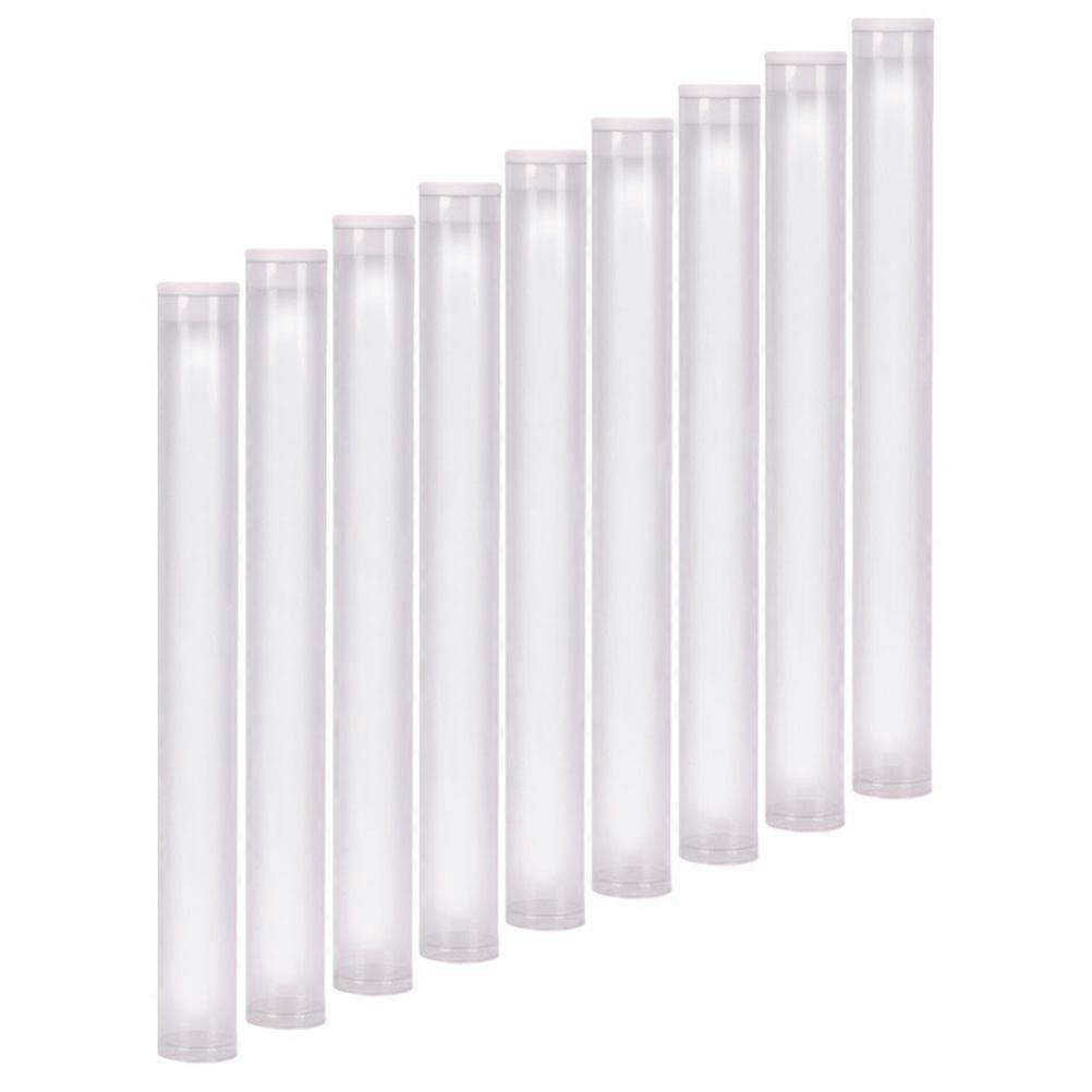Incense Tubes Storage Holders Acrylic Material Simple Design Hotel Use 9Pcs
