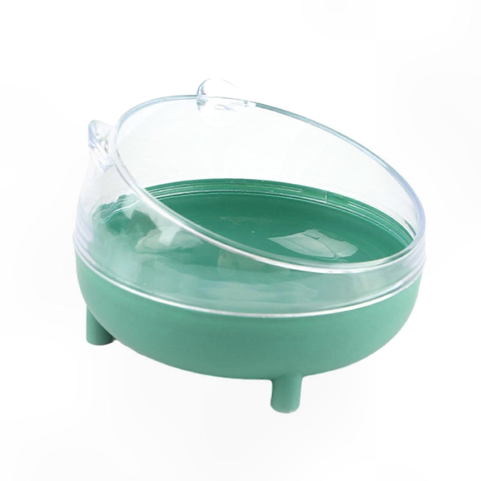 Transparent Hamster Litter Box with Anti-Slip Base and Easy Disassembly for Cleaning Multi-Functional Design