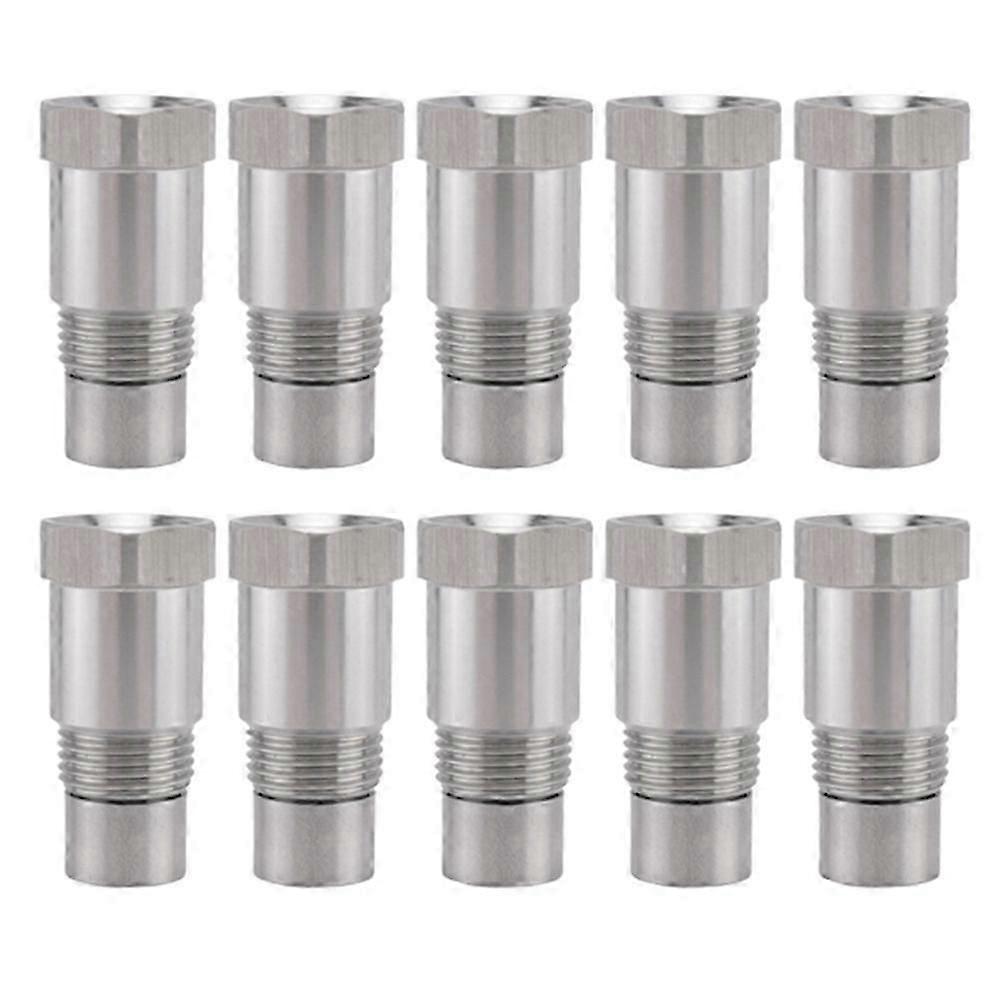 10Pcs Oxygen O2 Sensor Spacer Adapter Bung Catalytic Converter Fix Check Engine Light