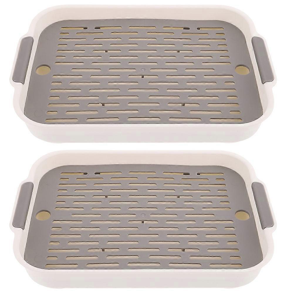 Plastic Pet Potty for Animals – Square Bunny Litter Box & Guinea Pig Toilet, Open Design, Durable & Easy to Clean for Hamsters, Rabbits, Squirrels