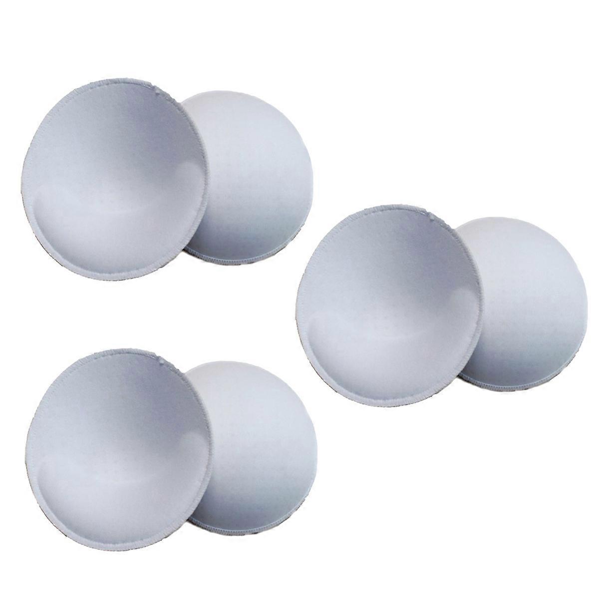 Reusable Bra Pads Inserts for Women Made from Comfortable Sponge Material White Size L