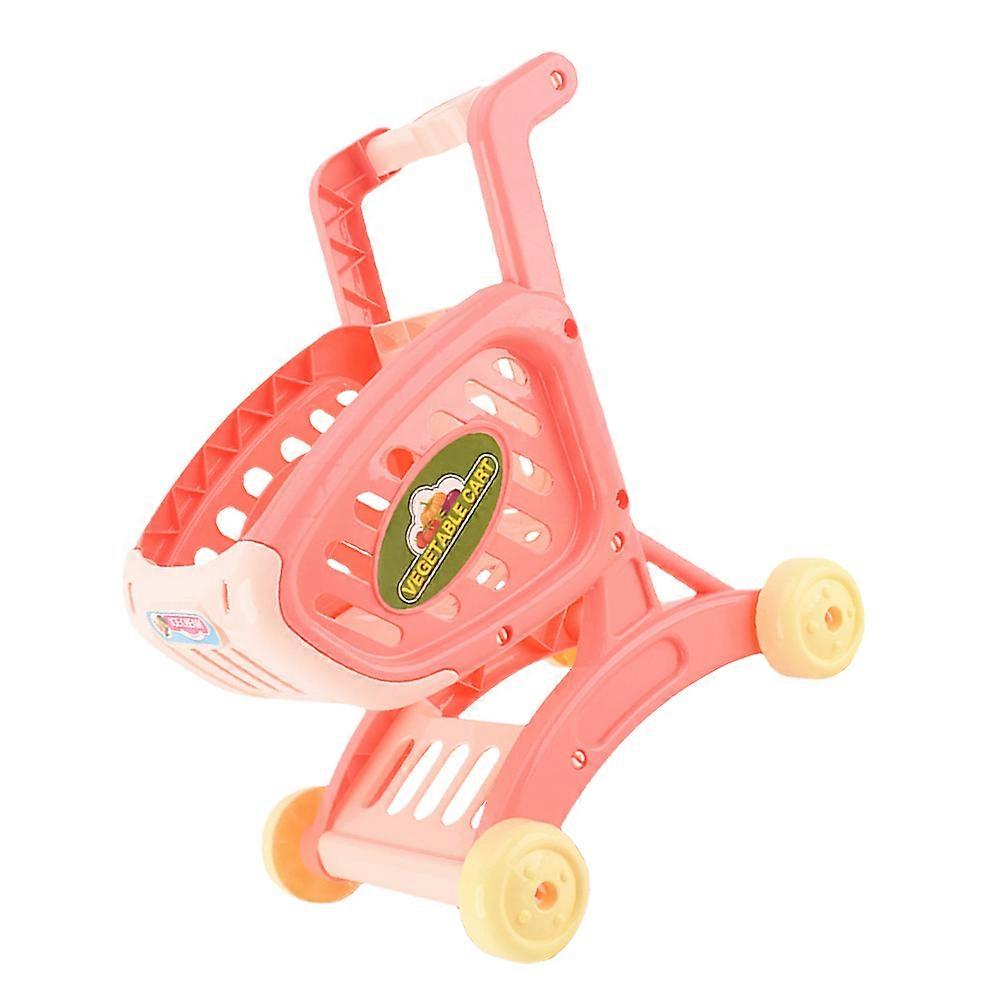 Toy Cart 1Set Certified Pink Cart Shape Ideal For Indoor Play Exciting Shopping Experience For Children