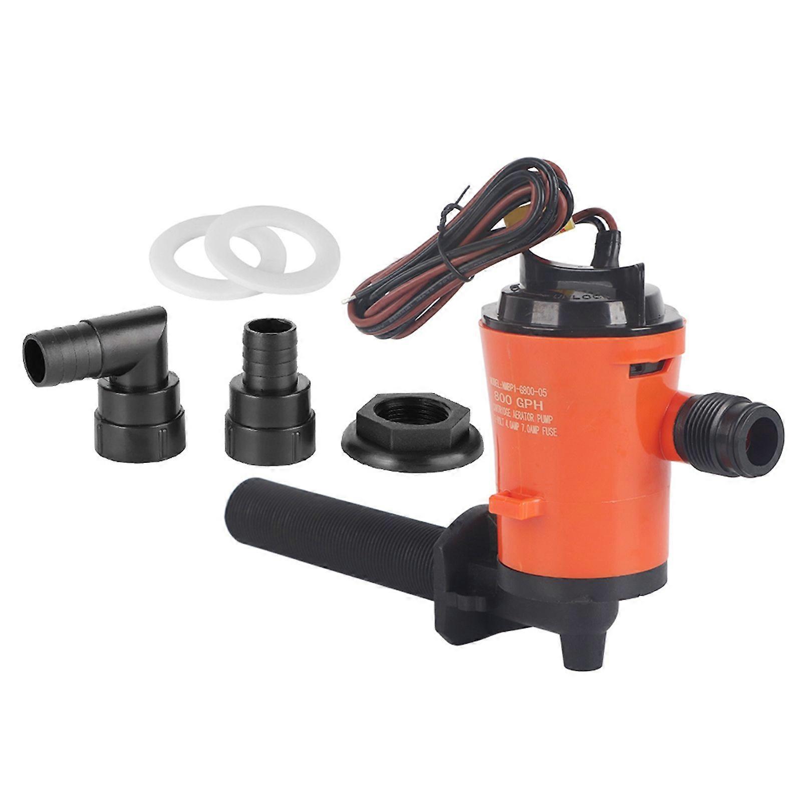 12V 800GPH dompelpomp voor aastank voor boot