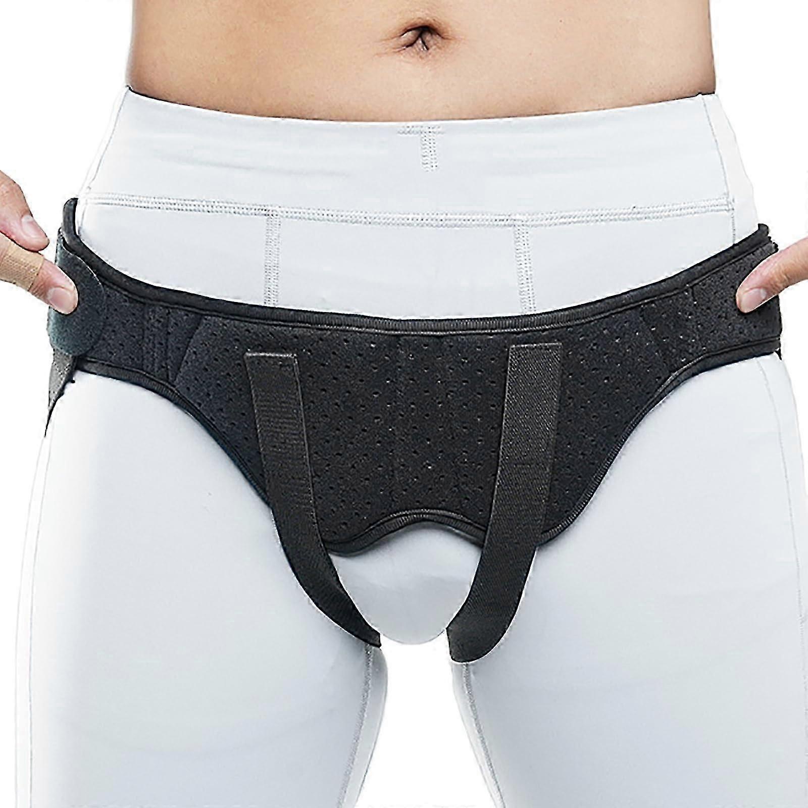 Hernia Belts For Men And Women, Bilateral Double Groin, Inguinal Hernia Belt Abdominal Support Adjustable With 2 Removable Compression Pads